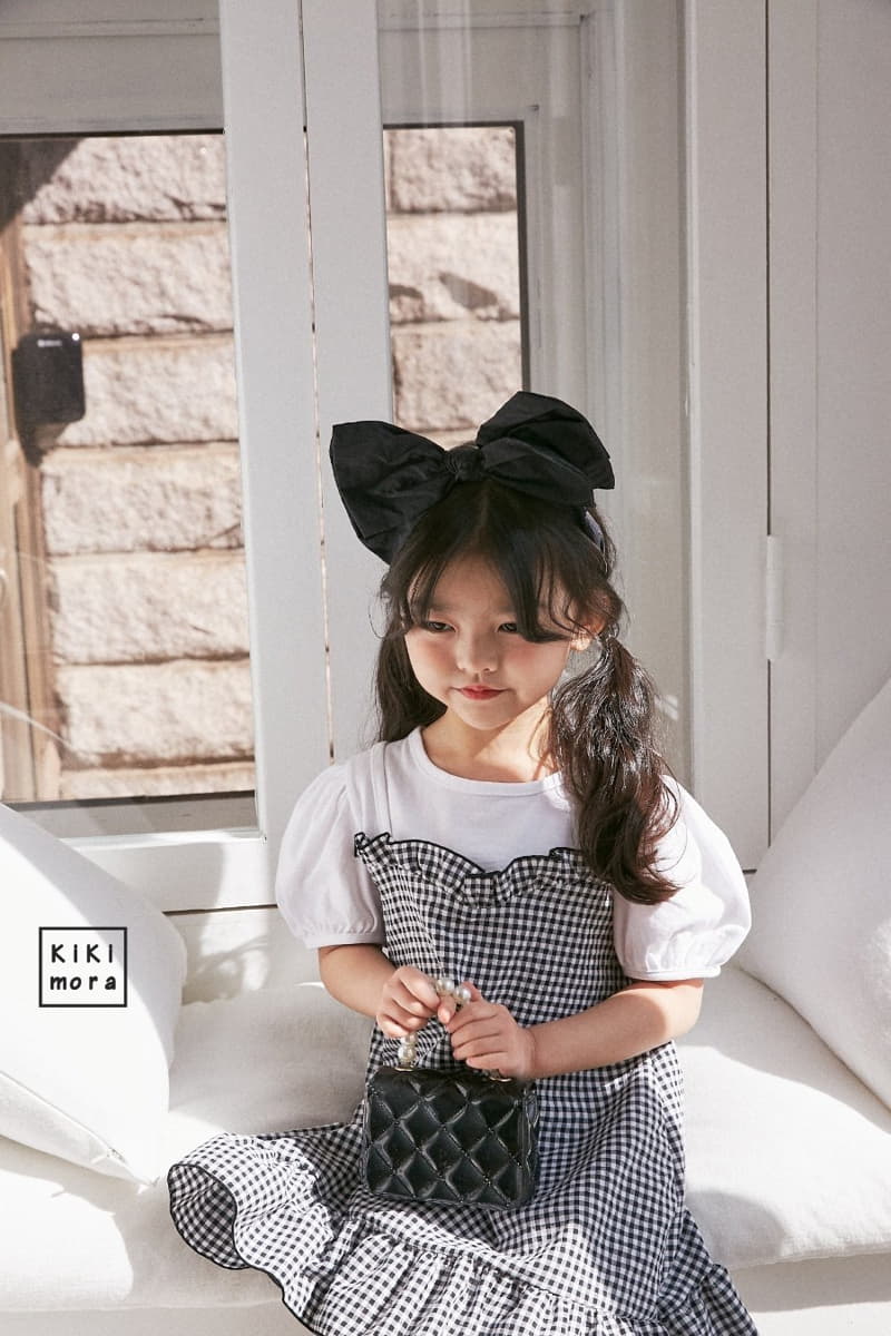 Kikimora - Korean Children Fashion - #prettylittlegirls - Check Busiter One-piece - 8