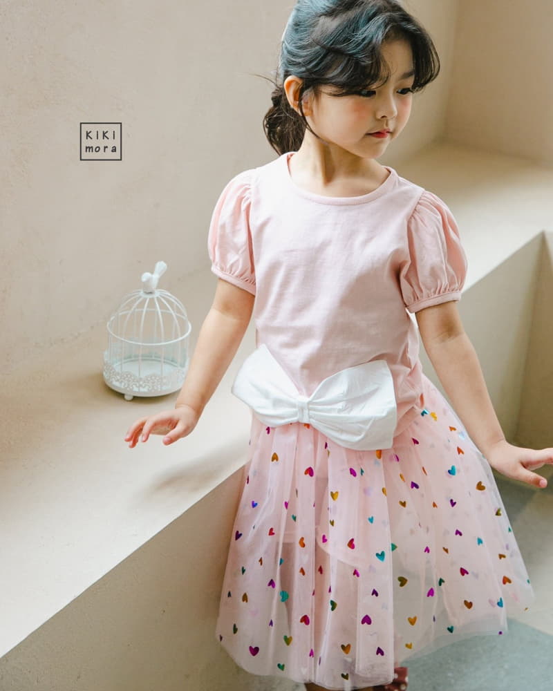 Kikimora - Korean Children Fashion - #prettylittlegirls - Heart Shar Skirt Leggings