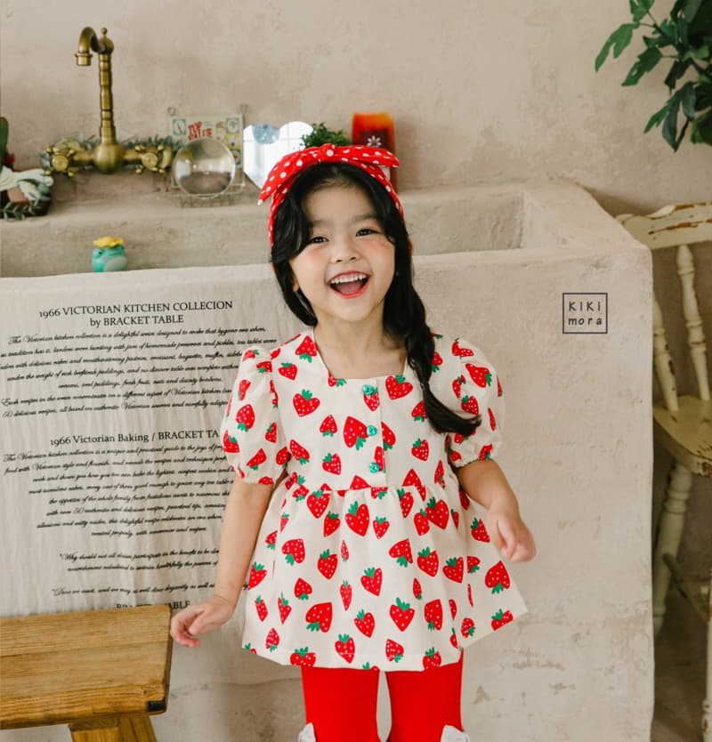 Kikimora - Korean Children Fashion - #prettylittlegirls - Strawberry Blouse - 12