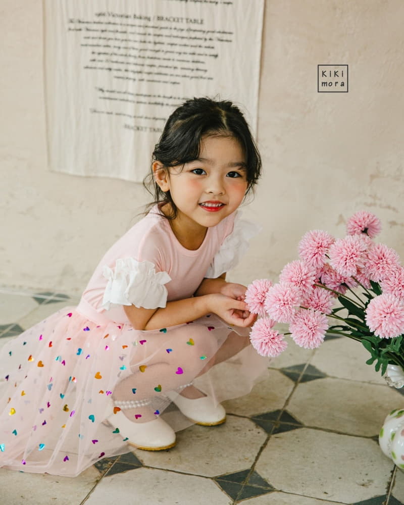 Kikimora - Korean Children Fashion - #prettylittlegirls - Frill Rib Tee - 7