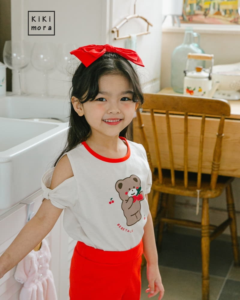 Kikimora - Korean Children Fashion - #minifashionista - Bebe Bear Tee - 4