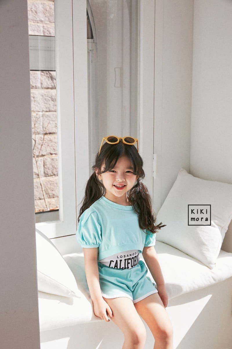 Kikimora - Korean Children Fashion - #stylishchildhood - Crop Crop Tee Sleeveless Bottom Set - 12
