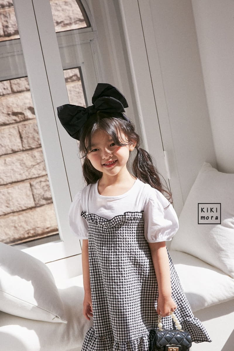 Kikimora - Korean Children Fashion - #todddlerfashion - Check Busiter One-piece - 9