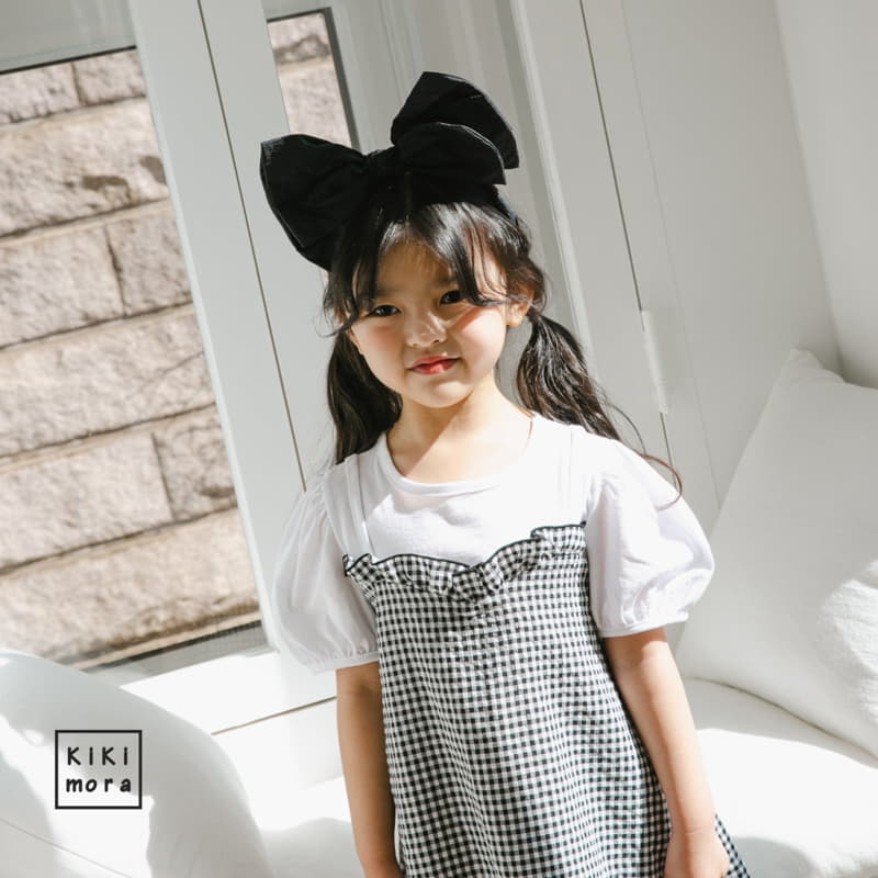 Kikimora - Korean Children Fashion - #toddlerclothing - Check Busiter One-piece - 10
