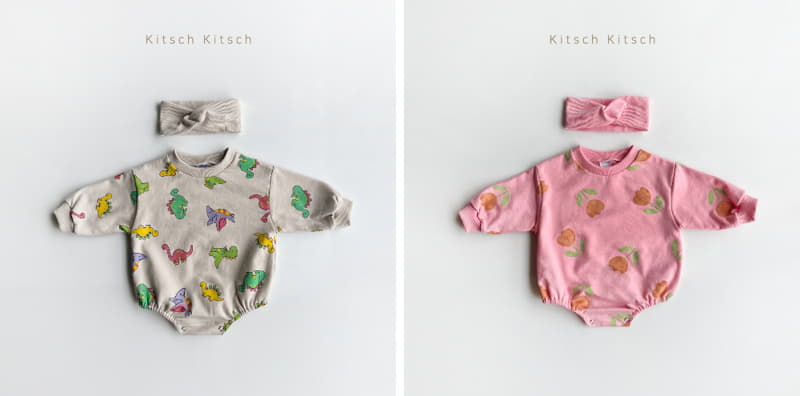 Kitsch Kitsch - Korean Baby Fashion - #babyclothing - Sweet Happy Bodysuit - 2