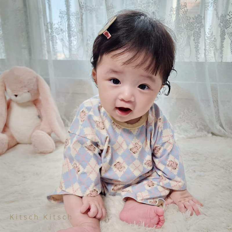 Kitsch Kitsch - Korean Children Fashion - #Kfashion4kids - Argyle Pattern Easywear - 7