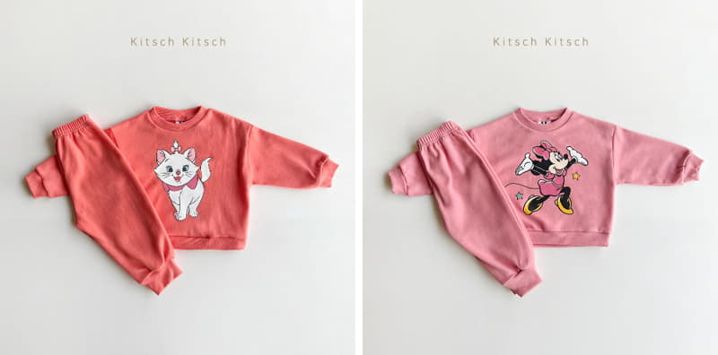 Kitsch Kitsch - Korean Children Fashion - #childofig - D Friends Top Bottom Set - 4