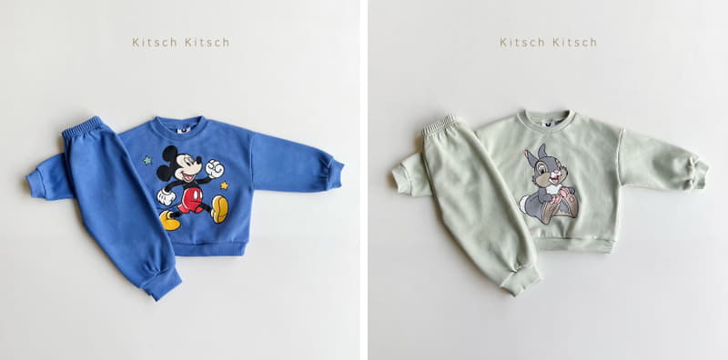 Kitsch Kitsch - Korean Children Fashion - #designkidswear - D Friends Top Bottom Set - 5