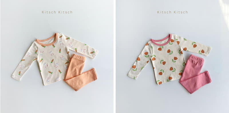 Kitsch Kitsch - Korean Children Fashion - #discoveringself - Kitsch Pattern Easywear Set 1+1 - 2