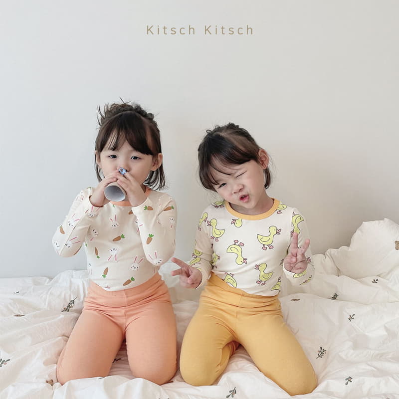 Kitsch Kitsch - Korean Children Fashion - #fashionkids - Kitsch Pattern Easywear Set 1+1 - 4