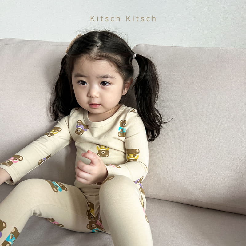 Kitsch Kitsch - Korean Children Fashion - #kidzfashiontrend - Kitsch Pattern Easywear Set 1+1 - 6