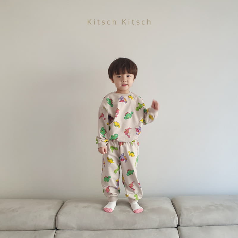 Kitsch Kitsch - Korean Children Fashion - #kidzfashiontrend - Sweet Happy Top Bottom Set - 8