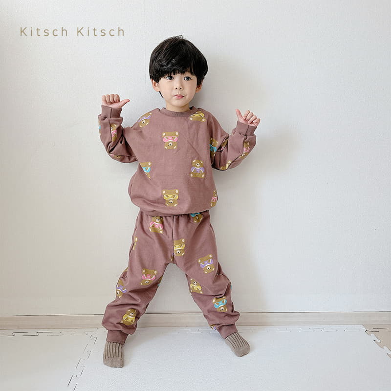 Kitsch Kitsch - Korean Children Fashion - #littlefashionista - Sweet Happy Top Bottom Set - 10