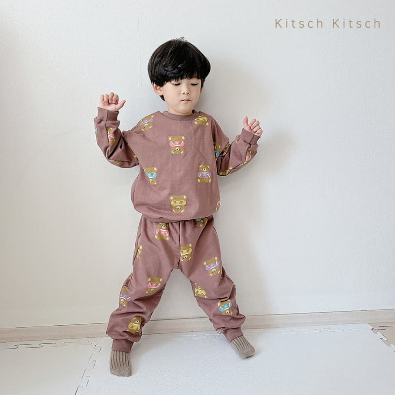 Kitsch Kitsch - Korean Children Fashion - #magicofchildhood - Sweet Happy Top Bottom Set - 11