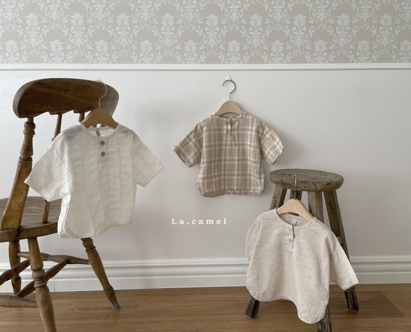 La Camel - Korean Baby Fashion - #babygirlfashion - Lev Bebe Shirt
