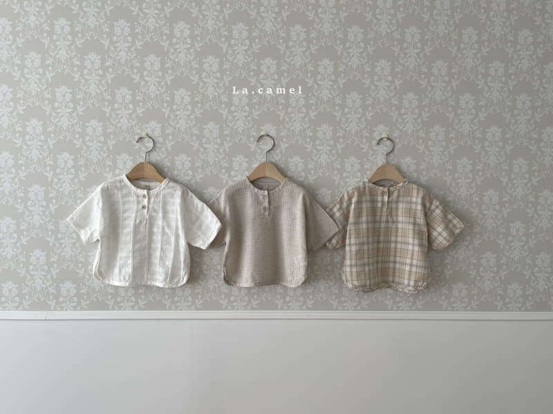 La Camel - Korean Baby Fashion - #babylifestyle - Lev Bebe Shirt - 2