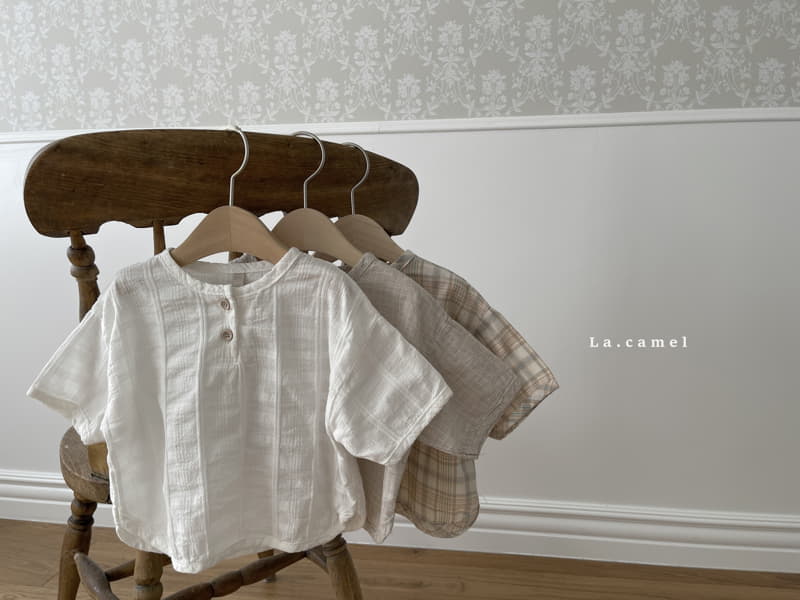 La Camel - Korean Baby Fashion - #babyoninstagram - Lev Bebe Shirt - 3