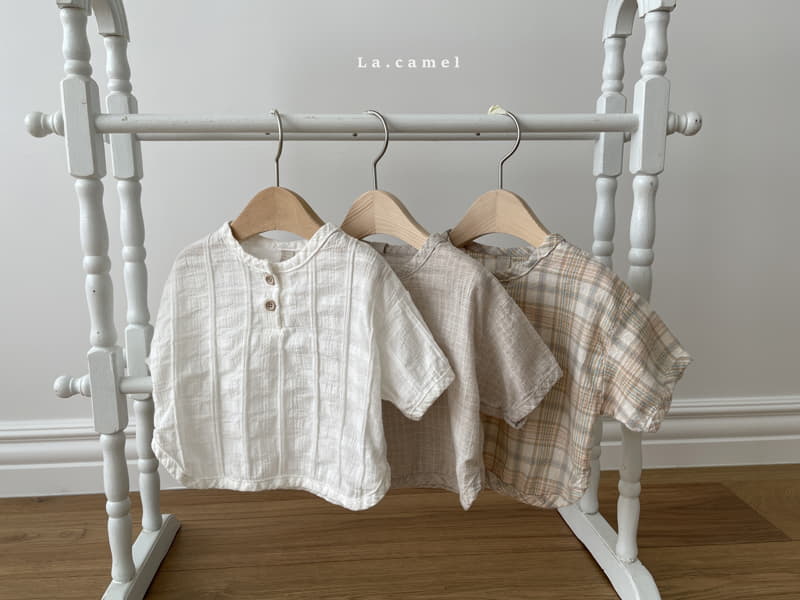 La Camel - Korean Baby Fashion - #babyoutfit - Lev Bebe Shirt - 6