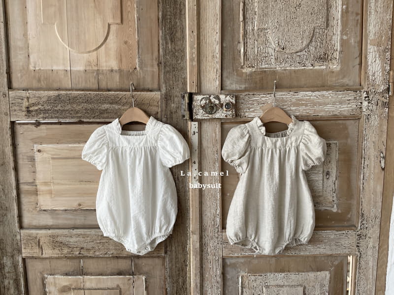 La Camel - Korean Baby Fashion - #onlinebabyboutique - Rowell Bodysuit - 4