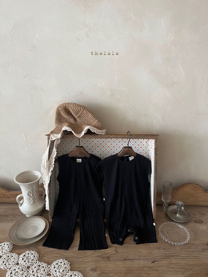 Lala - Korean Baby Fashion - #babyboutiqueclothing - Pleats Bodysuit - 6