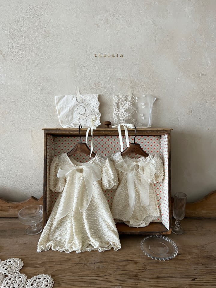 Lala - Korean Baby Fashion - #babyfashion - Anne Embroidery Bonnet - 4