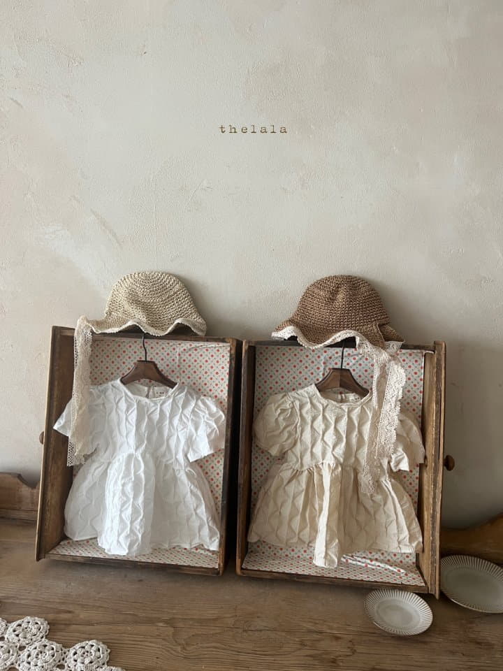 Lala - Korean Baby Fashion - #babygirlfashion - Lace Rattan Bonnet - 2