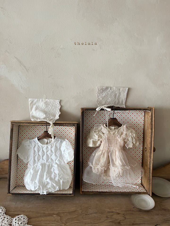 Lala - Korean Baby Fashion - #babyoutfit - Anne Embroidery Bonnet - 9