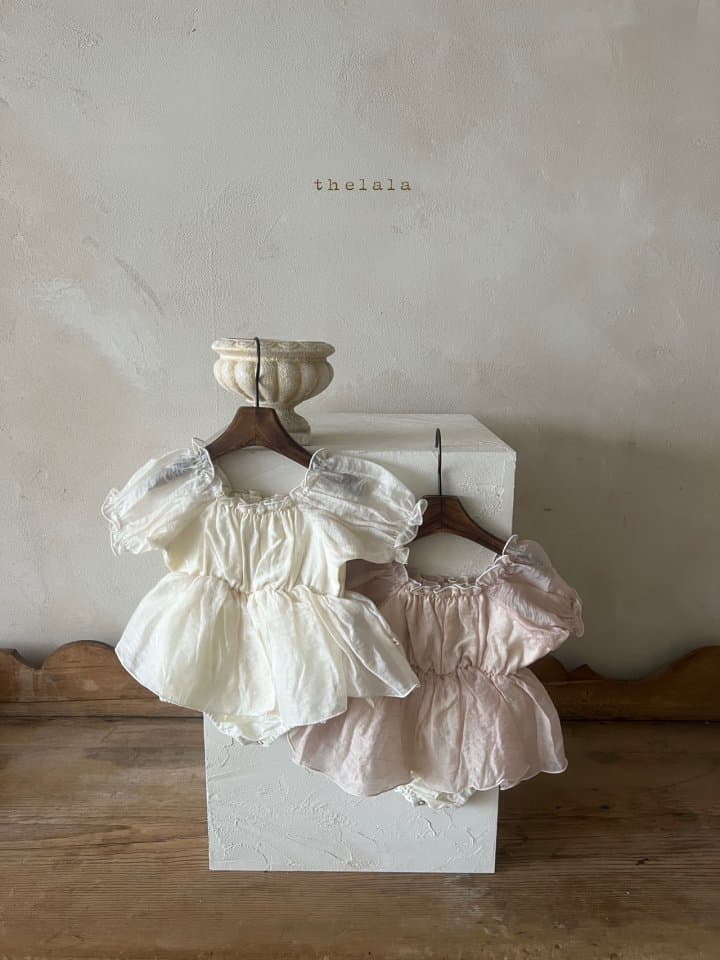 Lala - Korean Baby Fashion - #onlinebabyboutique - Milk Knee Bodysuit - 3