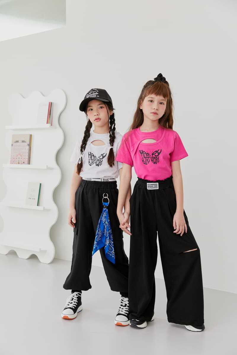 Lilas - Korean Children Fashion - #Kfashion4kids - Cross Tee - 5