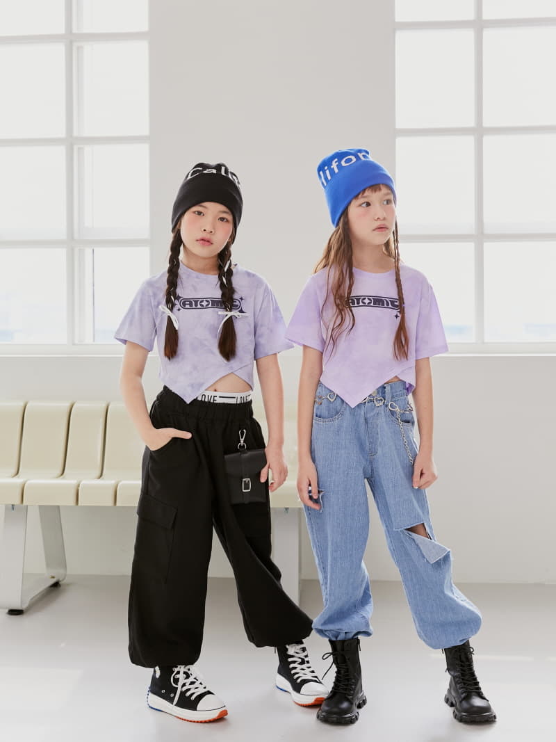 Lilas - Korean Children Fashion - #stylishchildhood - Olly Unbal Tee - 4