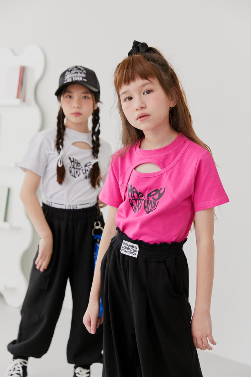 Lilas - Korean Children Fashion - #childofig - Cross Tee - 11