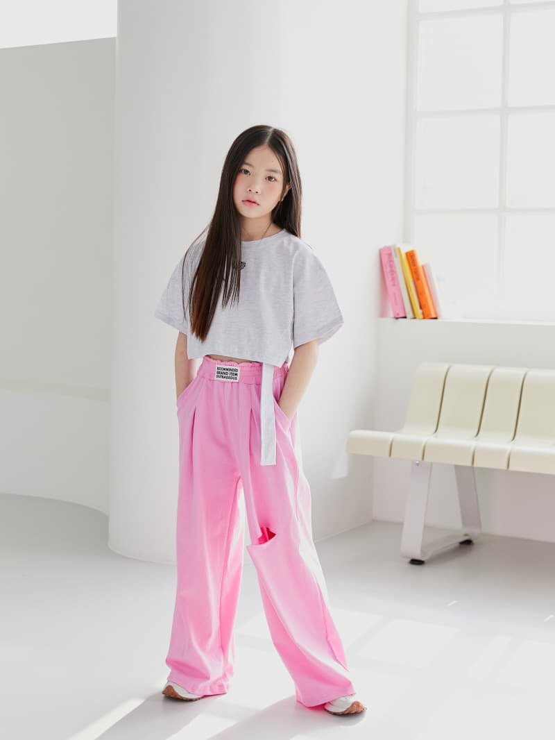 Lilas - Korean Children Fashion - #designkidswear - Icon Buckle Tee - 12