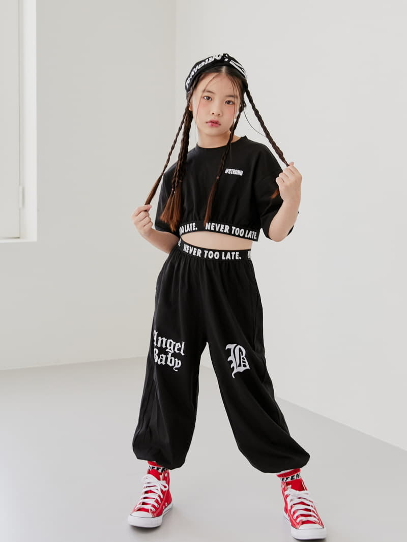 Lilas - Korean Children Fashion - #designkidswear - Band Crop Tee - 10