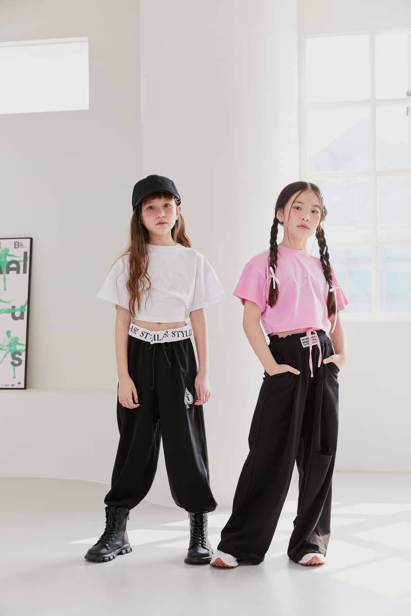 Lilas - Korean Children Fashion - #fashionkids - Roran Crop Tee - 5