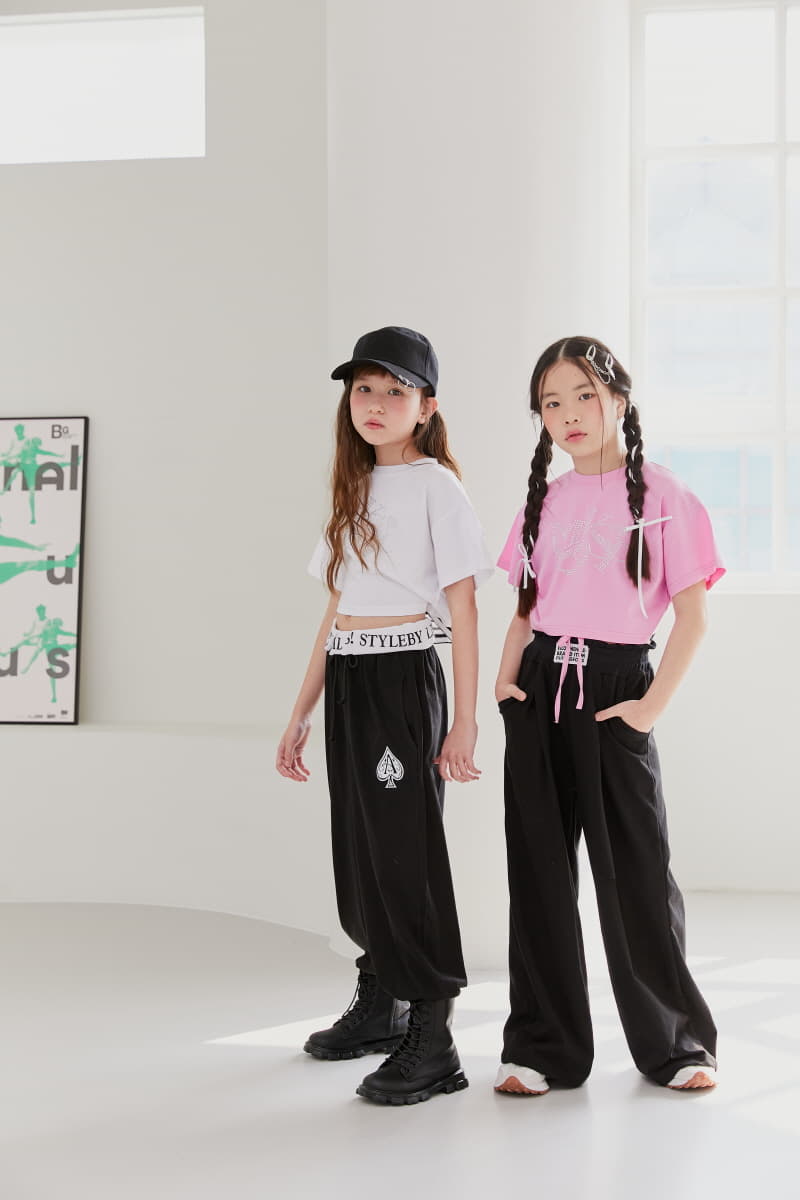 Lilas - Korean Children Fashion - #kidsshorts - Roran Crop Tee - 6