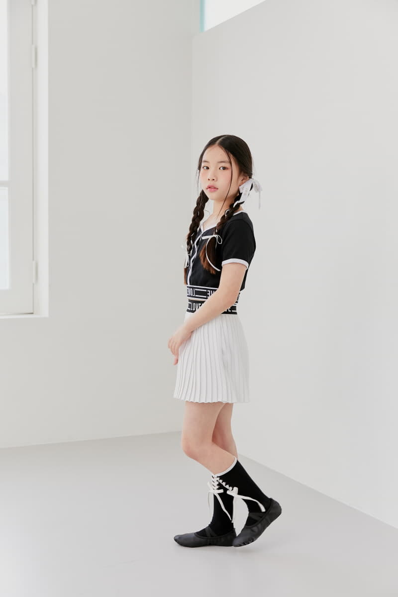 Lilas - Korean Children Fashion - #kidsshorts - BB Rib Tee - 4