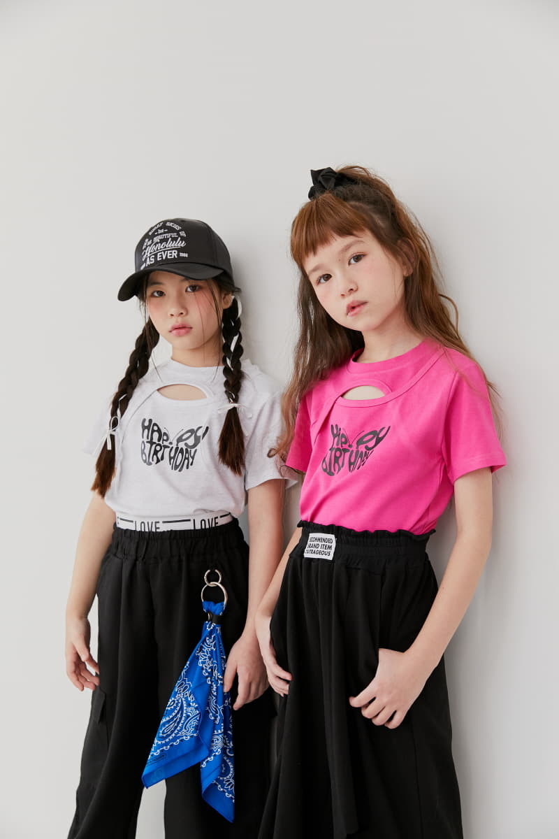 Lilas - Korean Children Fashion - #littlefashionista - Cross Tee - 6