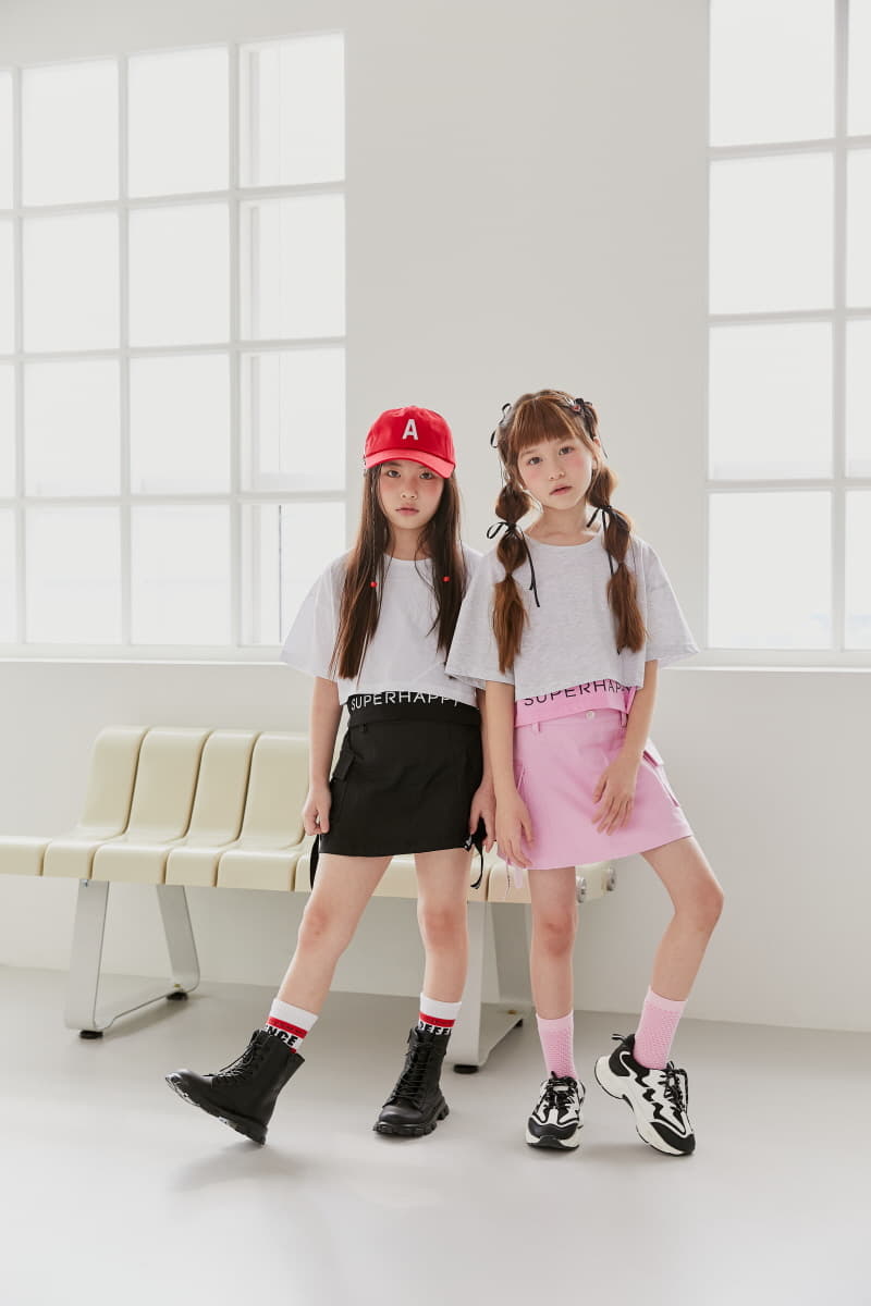 Lilas - Korean Children Fashion - #magicofchildhood - Crop Hollu Tee - 5