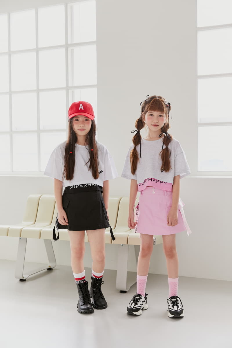 Lilas - Korean Children Fashion - #minifashionista - Crop Hollu Tee - 6
