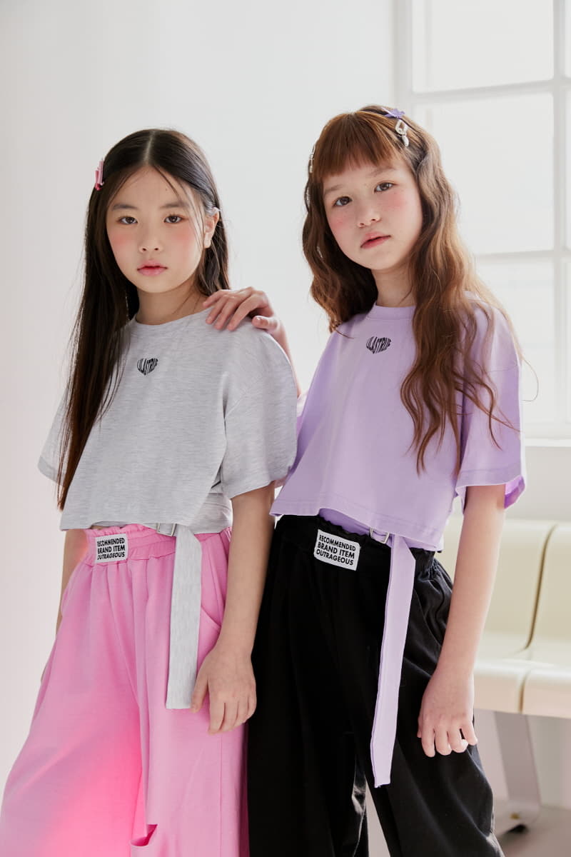 Lilas - Korean Children Fashion - #prettylittlegirls - Icon Buckle Tee - 6