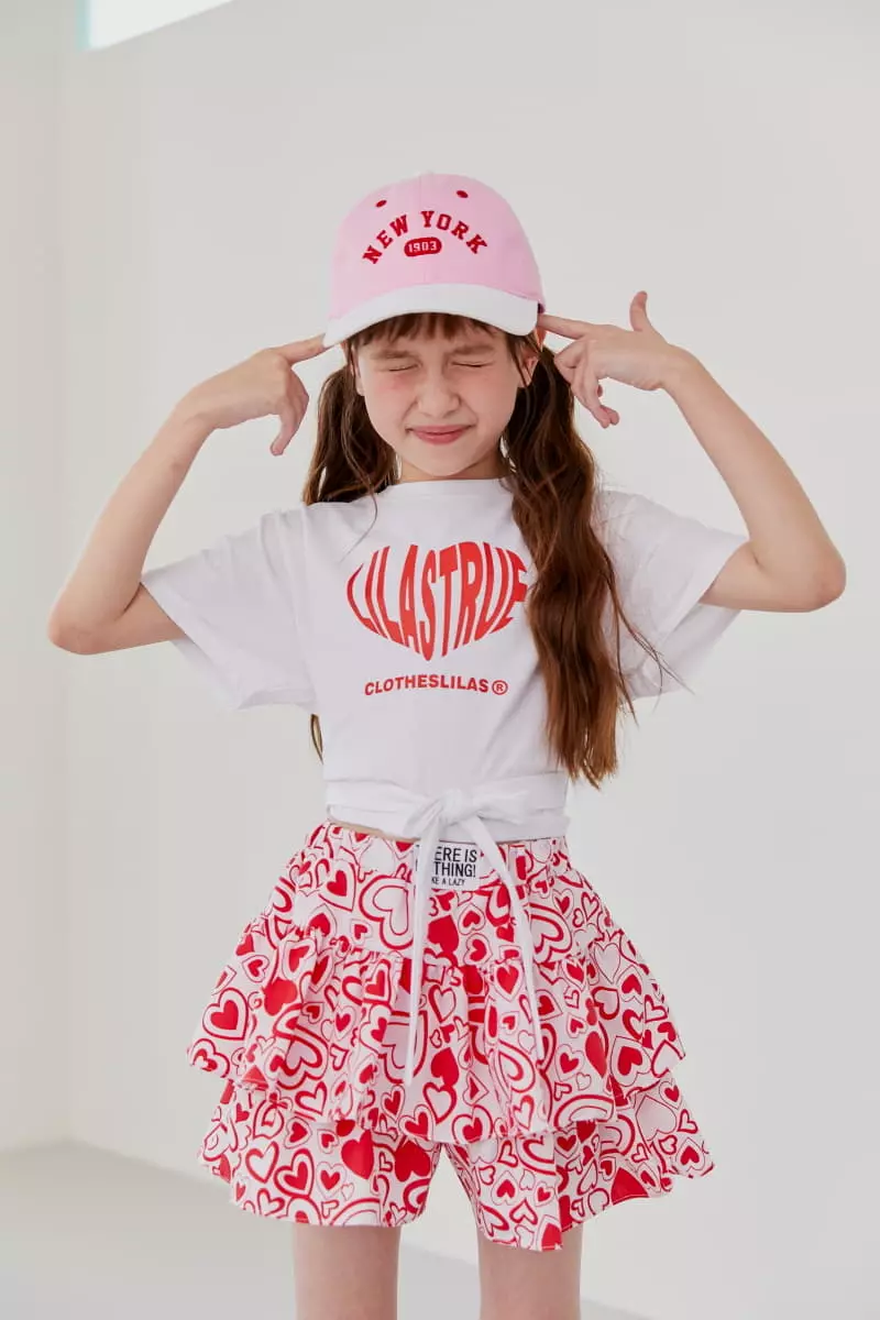 Lilas - Korean Children Fashion - #prettylittlegirls - Ribbon Crop Tee - 7