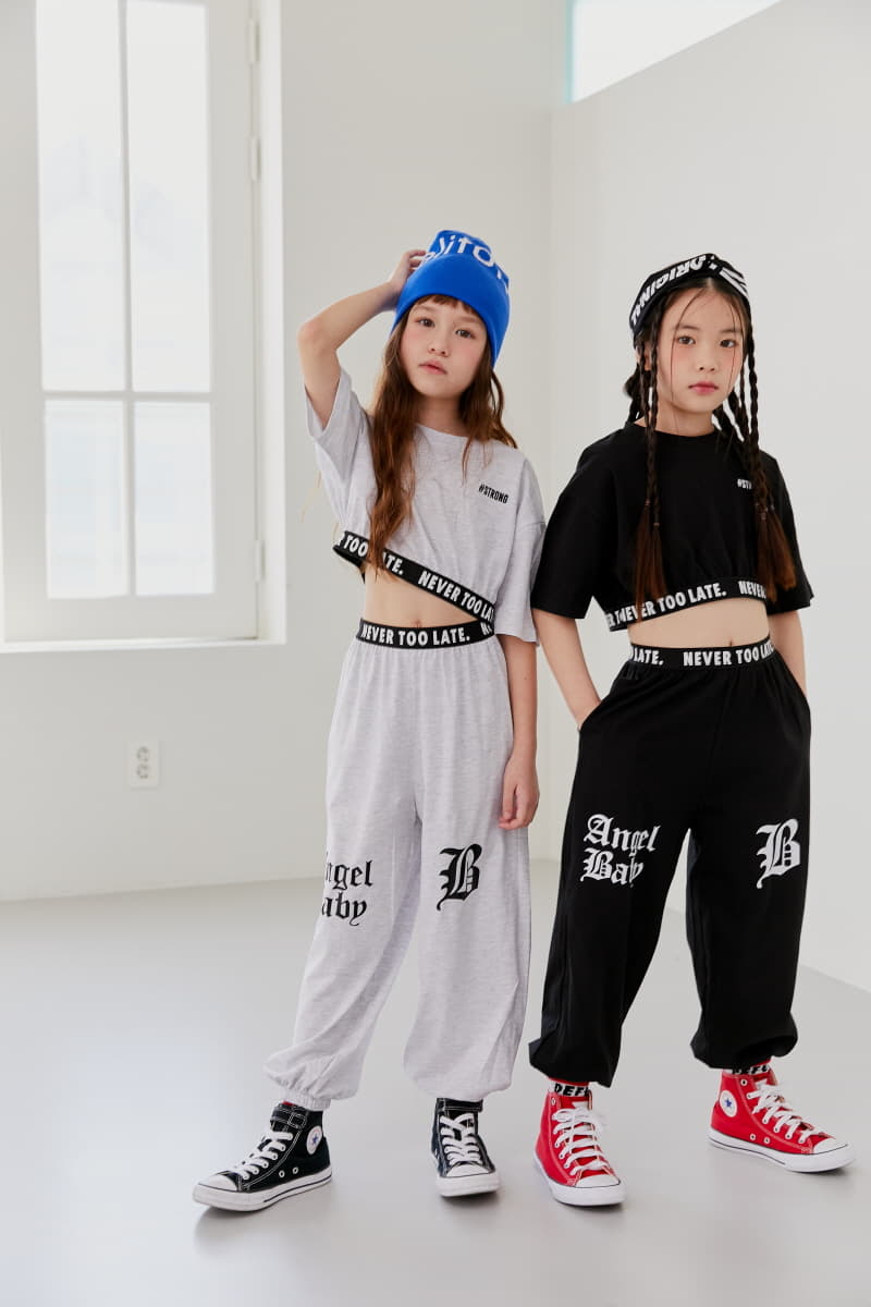 Lilas - Korean Children Fashion - #stylishchildhood - Band Crop Tee - 7