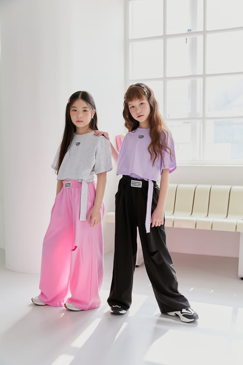 Lilas - Korean Children Fashion - #toddlerclothing - Icon Buckle Tee - 8