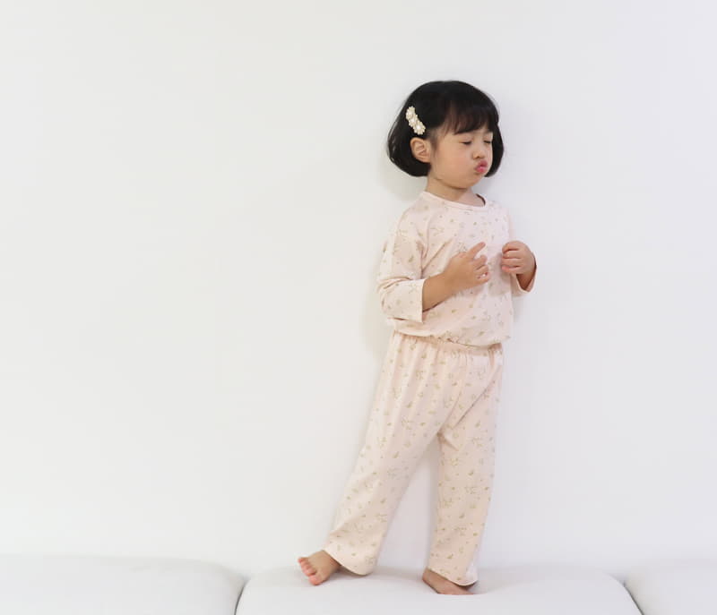 Lime & Blue - Korean Children Fashion - #Kfashion4kids - Organic Floral Easywear - 7