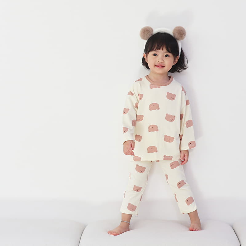 Lime & Blue - Korean Children Fashion - #childofig - Bear Easywear - 6