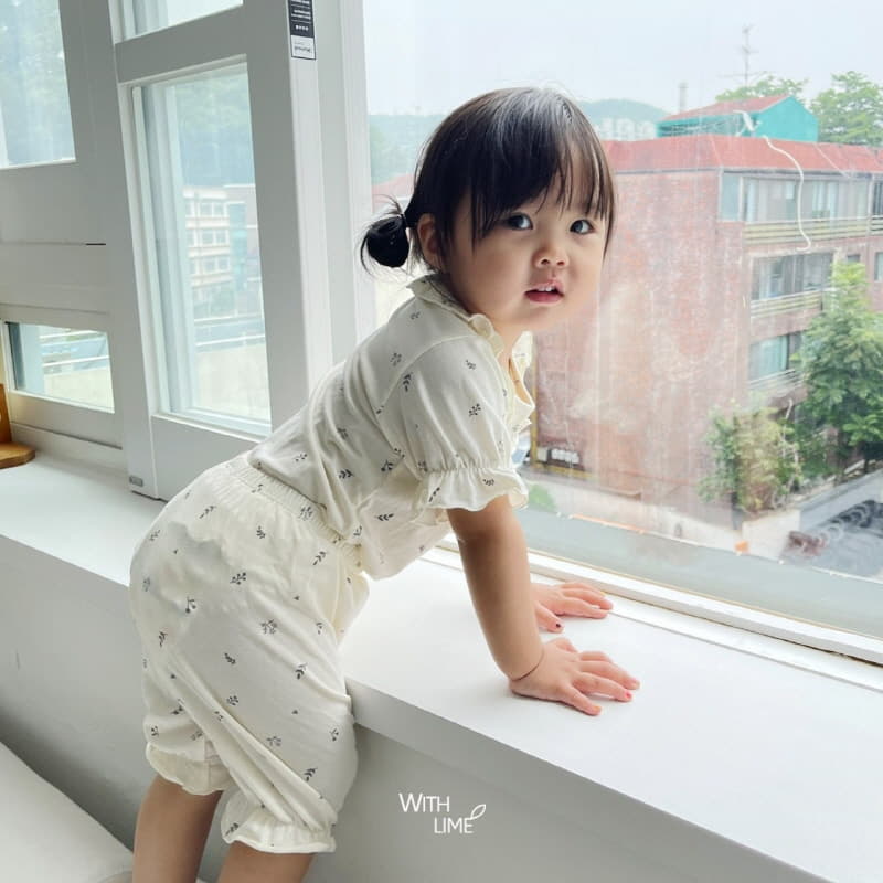 Lime & Blue - Korean Children Fashion - #childofig - Organic Floral Easywear - 6
