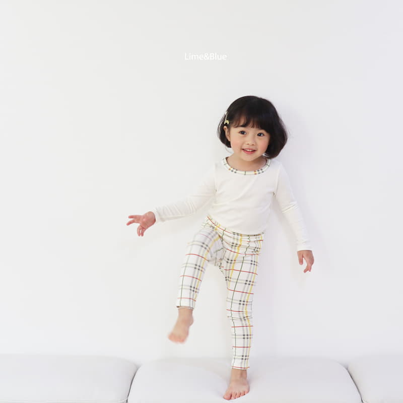 Lime & Blue - Korean Children Fashion - #childrensboutique - Basic Check Easywear - 8