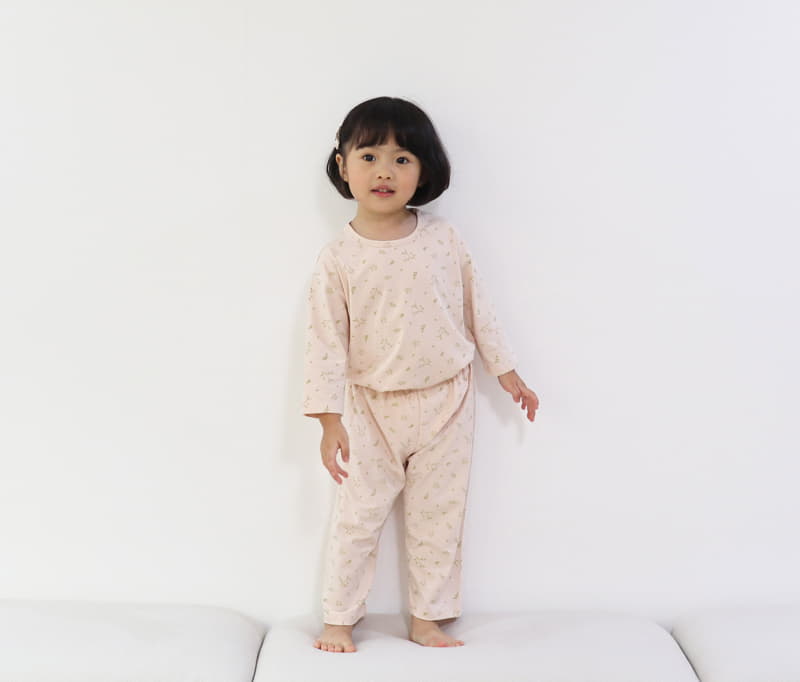 Lime & Blue - Korean Children Fashion - #kidsstore - Organic Floral Easywear - 5