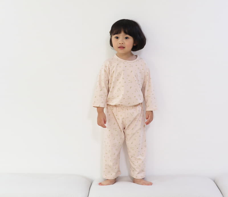 Lime & Blue - Korean Children Fashion - #kidzfashiontrend - Organic Floral Easywear - 6