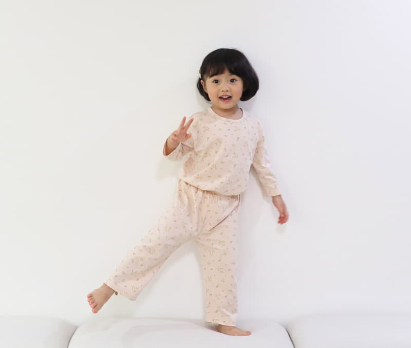 Lime & Blue - Korean Children Fashion - #littlefashionista - Organic Floral Easywear - 8